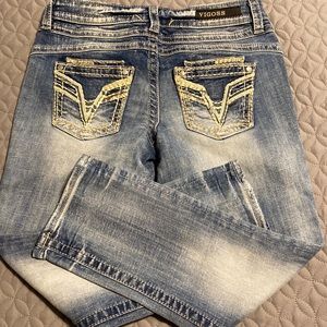 Vigoss The Dublin denim capri jeans size 1/2